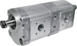 Produktbild: Hydraulikpumpe links doppelt Fördermenge 16,0 cm³/U, 14,0 cm³/U, für Deutz-Fahr DX 85, 90, 110, 120, 6.10