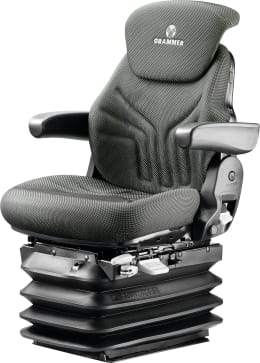 Produktbild: Grammer Traktorsitz Maximo® Comfort, luftgefedert, Stoff, anthrazit/grün/silber