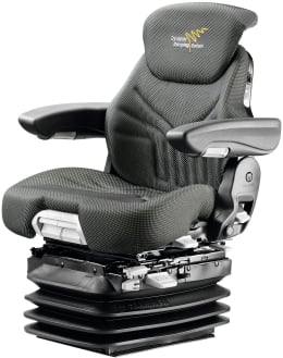 Produktbild: Grammer Traktorsitz Maximo® Dynamic, luftgefedert, Stoff, anthrazit/grün/silber
