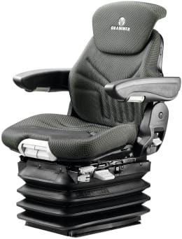 Produktbild: Grammer Traktorsitz Maximo® Comfort Plus, mit/ohne Sitzheizung, luftgefedert, Stoff, anthrazit/grün/silber