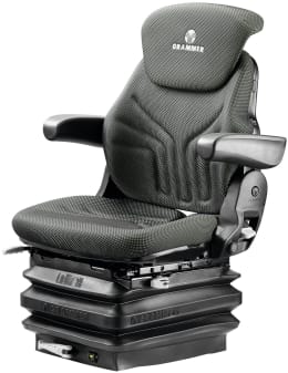 Produktbild: Grammer Traktorsitz Maximo® Basic, mechanisch gefedert, Stoff, anthrazit/grün/silber