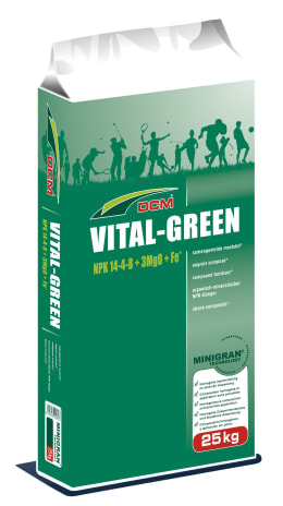 Produktbild: CUXIN DCM VITAL-GREEN NPK 14+5+9 für die Düngung von Sport- und Golfplätzen