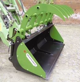 Produktbild: Düvelsdorf Greifschaufel Euro mit Euro-Aufnahme für Silage, Futtermittel, Stroh- und Heuballen
