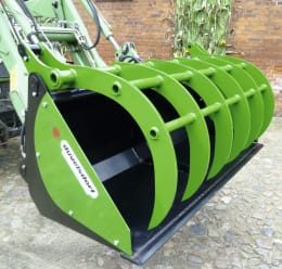 Produktbild: Düvelsdorf Greifschaufel Euro mit Euro-Aufnahme für Silage, Futtermittel, Stroh- und Heuballen