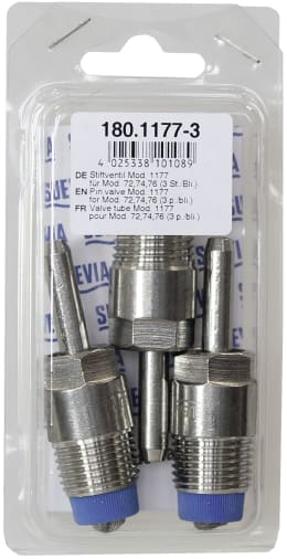 Set: Suevia Stiftventil Mod. 1177, 1/2 AG, für Tränkebecken Mod. 72, 74, 76
