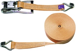 Produktbild: KERBL Zurrgurt 50 mm 2-teilig, Spitzhaken, Ratsche orange