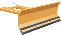 Produktbild: BAUER® SÜDLOHN Schneeschild SCH-L 1800 180 cm, 155 cm, lackiert, Stapleraufnahme, mit Gummischürfleiste