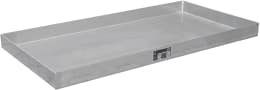 Produktbild: BAUER® SÜDLOHN Auffangwanne KGW 2 V4A für Kleingebinde, 940 x 60 x 470 mm, Auffangvolumen max. 25 l