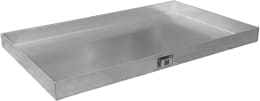 Produktbild: BAUER® SÜDLOHN Auffangwanne KGW 3 V4A für Kleingebinde, 1.000 x 70 x 600 mm, Auffangvolumen max. 30 l