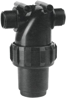 Produktbild: Agrotop Druckleitungsfilter 322-4 Filter 50 M blau, Edelstahl/38 cm², G 1 AG BSP, max. 14 bar, 11004