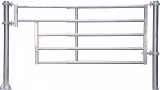 Produktbild: Patura Abtrennung R5, 355 – 455 cm, mit Ausschnitt für Tränken, 5 Horizontalstreben