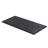 Produktbild: casafino Keramik Terrassenplatte Serie Stein, anthrazitschwarz-nuanciert 80 x 40 x 2 cm