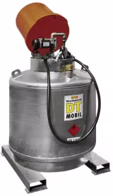 Produktbild: Cemo Tankanlage DT-Mobil 600 l, für Diesel, mobil, ohne Pumpe, doppelwandig, abschließbare Pumpenhaube, 7578