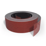 Produktbild: Valut Lüftungsband Alu, Rot/Schwarz, 100 mm x 60 m