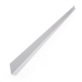 Produktbild: Valut Lüftungsprofil PVC 30 mm x 70 mm 2,5m weiß einseitig gelocht