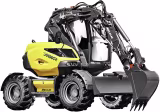 Produktbild: MECALAC Mobilbagger 7MWR Hubkraft 3.000 kg, Leistung 55,4 kW (75 PS) bei 2.300 min⁻¹, 0 – 30 km/h