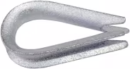 Produktbild: Kausche Metall verzinkt, DIN 6899-B für Stahlseil, 1 St.