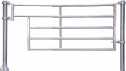 Produktbild: Patura Abtrennung R5, 355 – 455 cm, mit Ausschnitt für Tränken, 5 Horizontalstreben