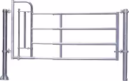 Produktbild: Patura Abtrennung R4, 345 – 445 cm, mit Personenschlupf, 4 Horizontalstreben