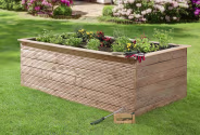 Lifestyle: Hochbeet 200 x 100 x 72 cm Lärchenholz natur, ohne Füllerde
