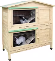 Produktbild: KERBL Kaninchenstall Appartement 118 x 61 x 130 cm