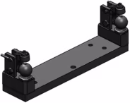 Produktbild: scharmüller Zwangslenkung K50, Fendt grau, beidseitig, mit Niederhalter, für K80®-Anhängebock