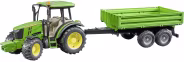 Produktbild: Bruder® Modell John Deere Traktor 5115 M mit Anhänger, 1:16