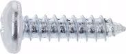 Produktbild: Fendt Blechschraube DIN 7981 4,8 x 19 mm, Stahl, verzinkt, Linsensenkkopf, mit Spitze