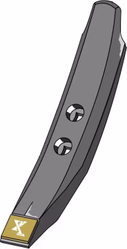 Produktbild: Industriehof® Scharspitze eXtreme® Carbide Line 315 x 35 mm, hartmetallbeschichtet, für Grubber Einböck