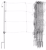 Technische Zeichnung: KERBL Pferdezaun 120 cm/30 m, weiß, stromführend