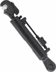 Produktbild: Hydraulischer Oberlenker Kat. 2/2 (25,4 mm), Länge 604 – 884 mm, mit Fanghaken und Kugelgelenk