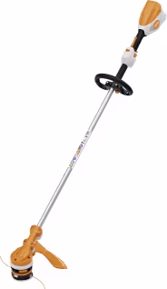 Produktbild: STIHL Akku-Motorsense FSA 70 R in Orange-Weiß mit Doppelgriff und Fadenkopf