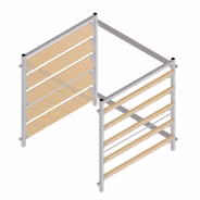 Produktbild: bellissa Erweiterungsset Komposter Holz/Metall 100 x 100 x 100 cm