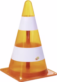 Produktbild: Rolly Toys® Pylon mit LED-Blinklicht orange, weiß