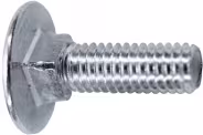 Produktbild: Flachrundschraube DIN 603 - 8.8 galvanisiert, ohne Mutter