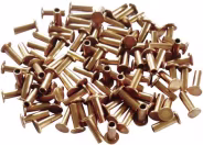 Produktbild: Halbhohlniete 3 x 8 mm für Bremsbeläge