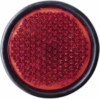 Produktbild: Herth + Buss Rückstrahler rot, rund, geschraubt, M 5, Ø 67 mm