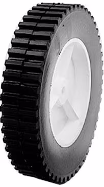 Produktbild: Ersatzrad 203 x 42,6 mm, Ø Achse 12,7 mm, für Rasenmäher Hako, Murray, Noma und AMF