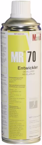 Produktbild: Eindringprüfungsspray Entwickler Weiß Aerosol 500 ml