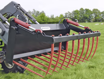 Produktbild: Düvelsdorf Silogabel mit hydraulischer Zange, Euro-Aufnahme