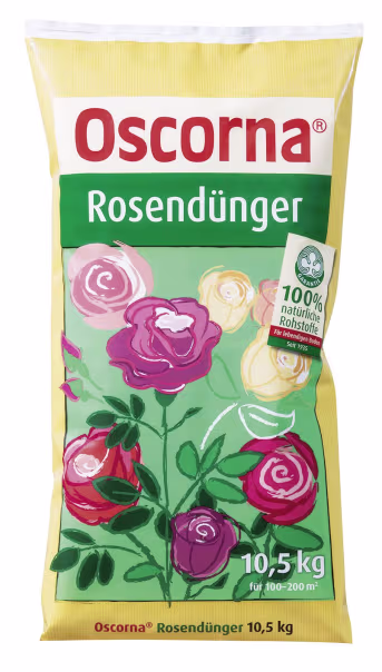 Produktbild: Oscorna® Rosendünger NPK 6+9+0.5 Dünger 10,5 kg Sack