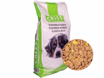 Produktbild: CRISS Hundemenü Flocken und Fleisch Flocken