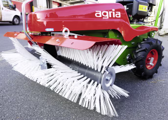 Produktbild: Agria Kehrbürste 100 cm grob, aus biologisch abbaubarer Stärke für das Kehren von Schnee mit Kehrmaschine 7100