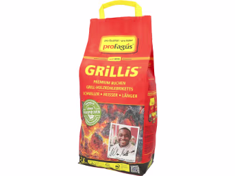 Produktbild: proFagus Grillholzkohle-Briketts GRiLLiS Premium Buche 2,5 kg
