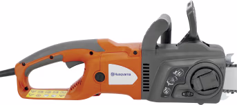 Produktbild: Husqvarna Elektro-Kettensäge 420EL in Orange-Grau mit Kette und Schwert