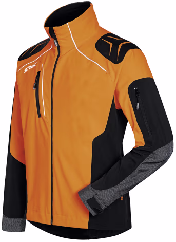 Produktbild: STIHL Forstjacke Advance X-Shell, warnorange, schwarz