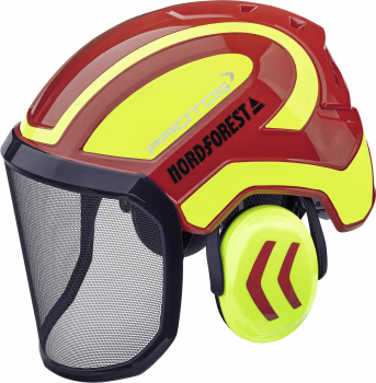 Produktbild: PROTOS® Forsthelm Integral Forest rot, neongelb