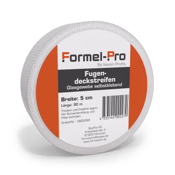 Produktbild: Formel-Pro Fugendeckstreifen Glasgewebe selbstklebend 5 cm x 45 m