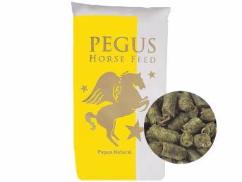 Produktbild: Pegus Natural Grünhafercobs stärkearmes Kraftfutter ohne Zusatzstoffe für Pferde und Ponys Cobs