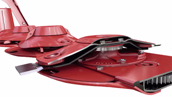 Produktbild: Pöttinger Scheibenmähwerk NovaCat Alpha Motion, Dreipunktanbau Front, rot mit Mähscheiben